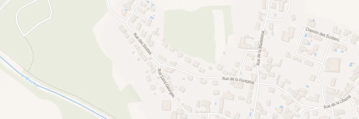 Plan du 16 Rue de la Fontaine à Fauverney
