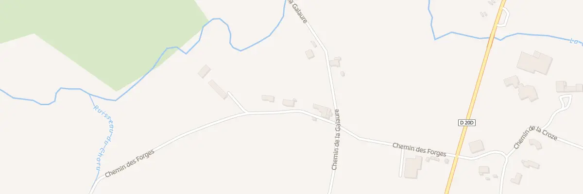 Plan du 300 Che des Forges à Saint-Clair-sur-Galaure