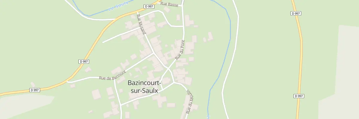 Plan du 2 Rue du Pont à Bazincourt-sur-Saulx