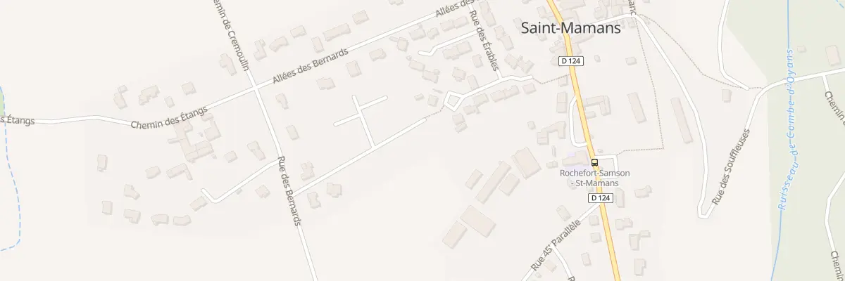 Plan du 160 Rue des Champs d’Elisée à Rochefort-Samson