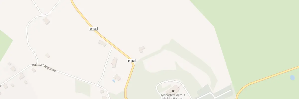 Plan du 4 Rte de Nantillois à Montfaucon-d’Argonne
