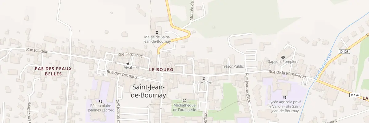 Plan du 66B Rue de la République à Saint-Jean-de-Bournay