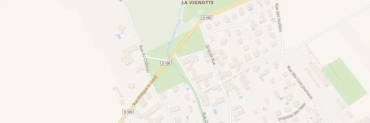 Plan du 1 Pl du Champ de Foire à Rouvres-en-Plaine
