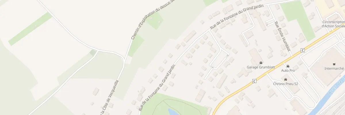 Plan du 33 Rue La Fontaine du Gd Jardin à Joinville