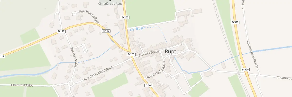 Plan du 7 Rue de l’Église à Rupt