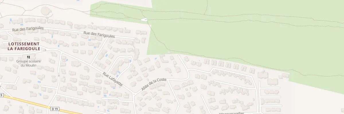 Plan du 251 All de la Coste à Lançon-Provence