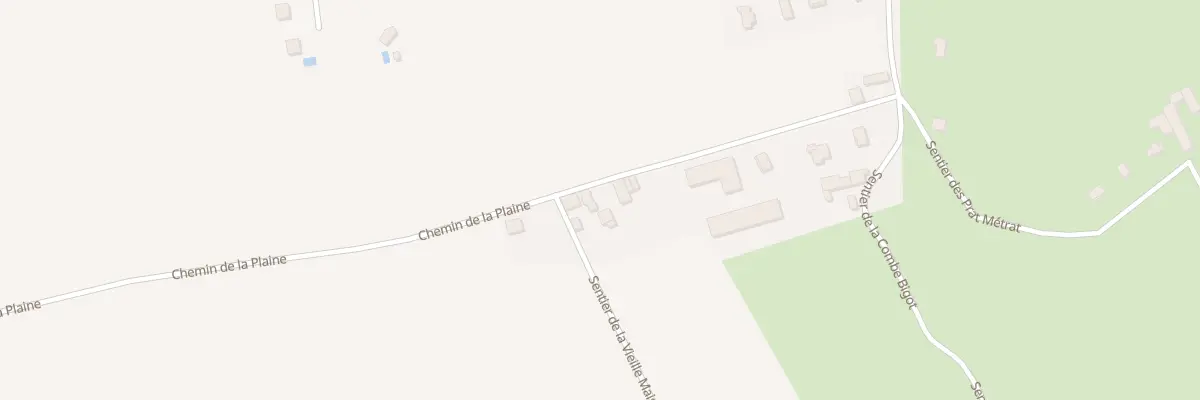 Plan du 477 Che de la Plaine à Artas