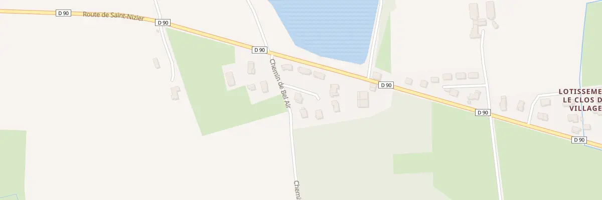 Plan du 8 Lot le Pre du Chateau à Saint-Nizier-le-Désert