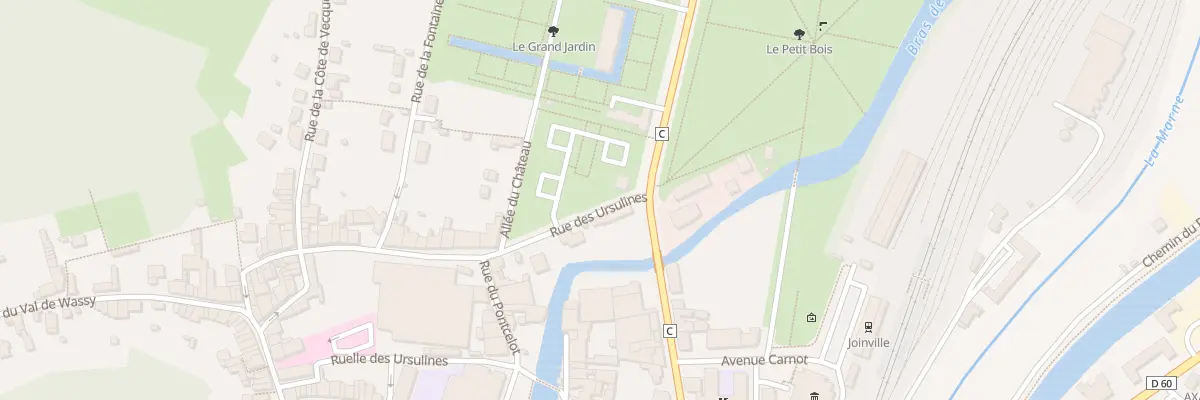 Plan du 1 Av de la Marne à Joinville