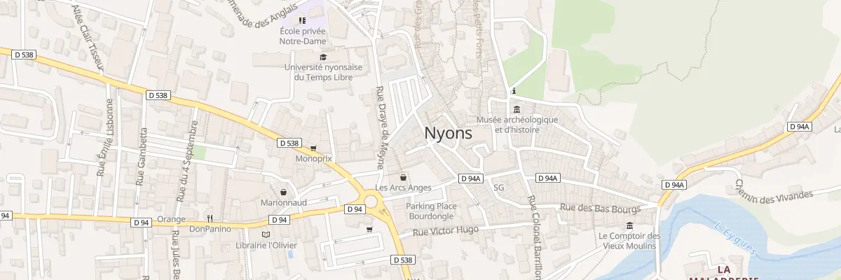 Plan du 4 Imp des Grignons à Nyons