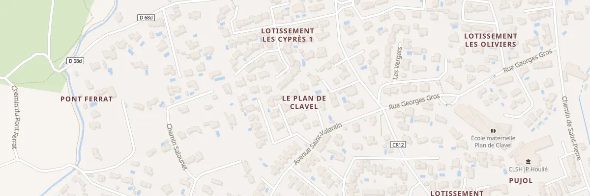 Plan du 100 Av Saint-Valentin à Pélissanne