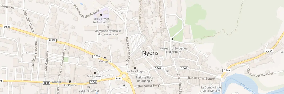 Plan du 14 Pl Joseph Buffaven à Nyons