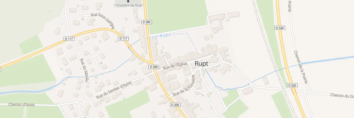 Plan du 9 Rue de l’Église à Rupt