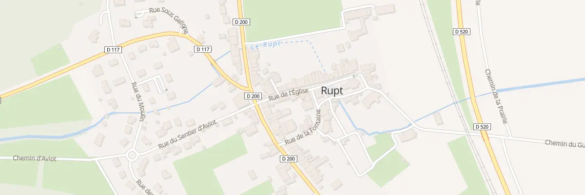 Plan du 6 Rue de l’Église à Rupt