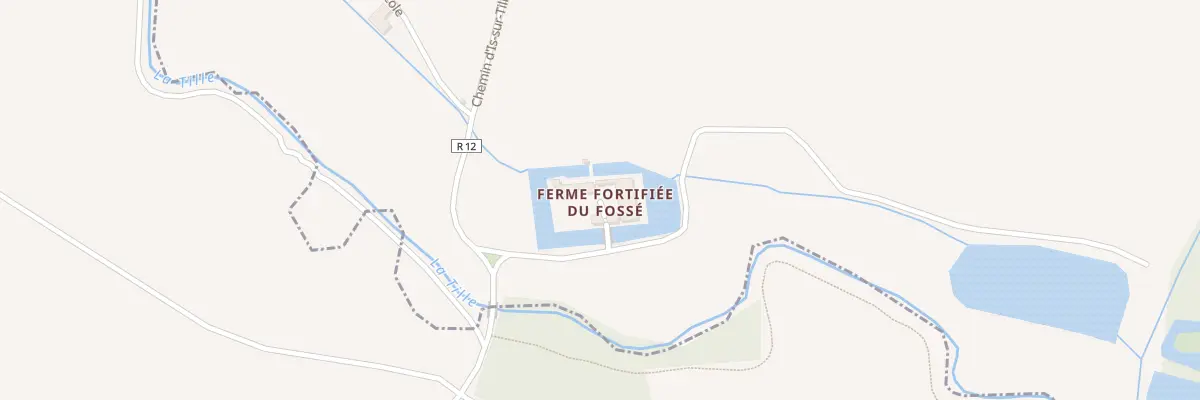 Plan du 9001 La Ferme du Fosse à Échevannes