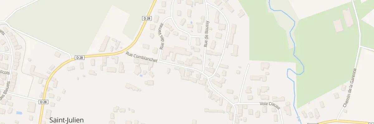 Plan du 26 Rue Comblanchet à Saint-Julien