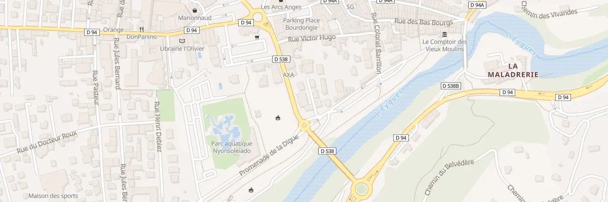 Plan du 2 Rue Draye de Meyne à Nyons
