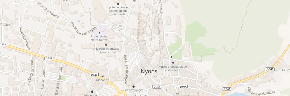 Plan du 6 Rue de la Chapelle à Nyons