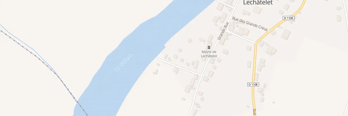 Plan du 10 Rue Marcelle à Lechâtelet