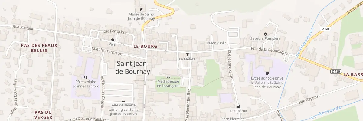 Plan du 29 Rue de la République à Saint-Jean-de-Bournay