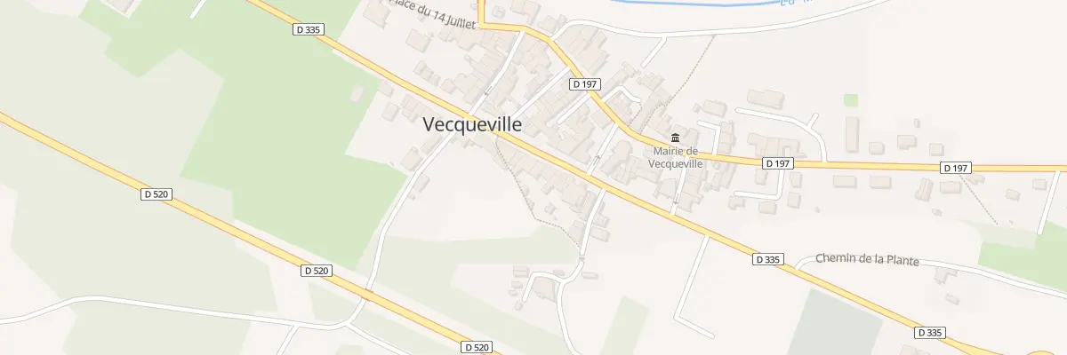 Plan du 19 Rue du Gen de Gaulle à Vecqueville
