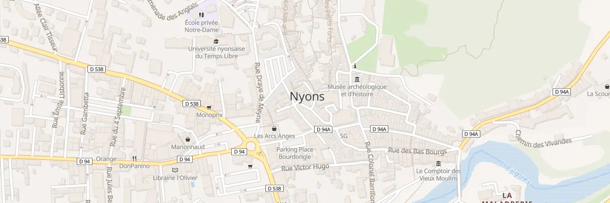 Plan du 6B Rue de la Fraternité à Nyons