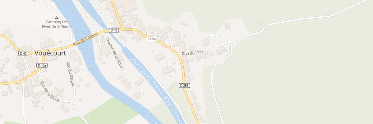 Plan du 5 Rue de Grandvau à Vouécourt