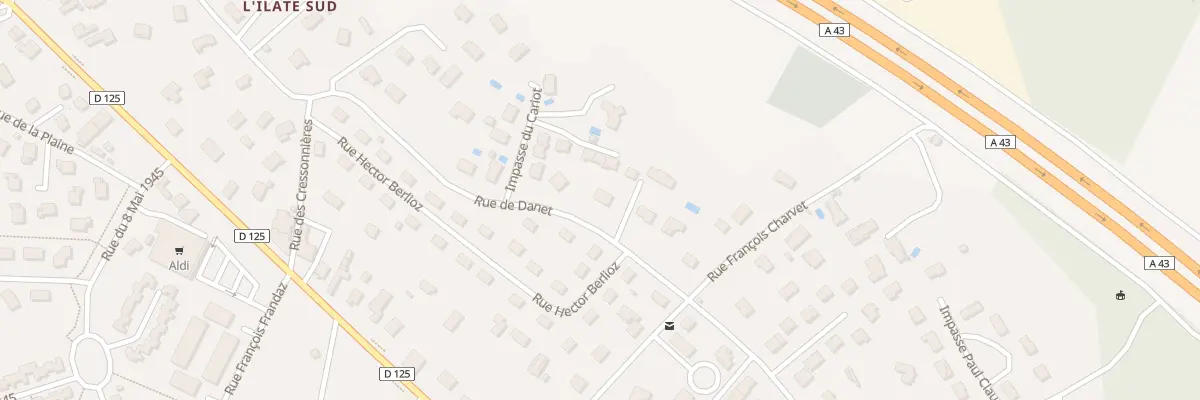 Plan du 564 Rue de Danet à La Verpillière