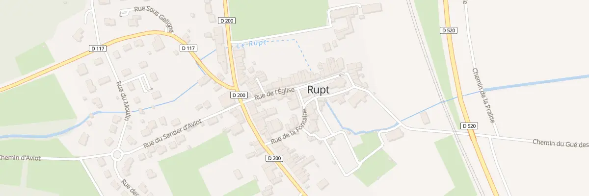 Plan du 13 Rue de la Fontaine à Rupt