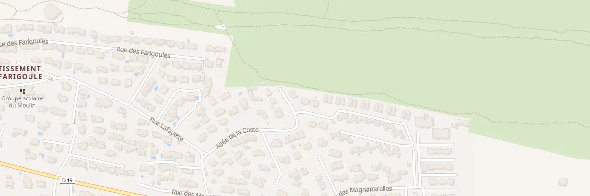 Plan du 232 All de la Coste à Lançon-Provence