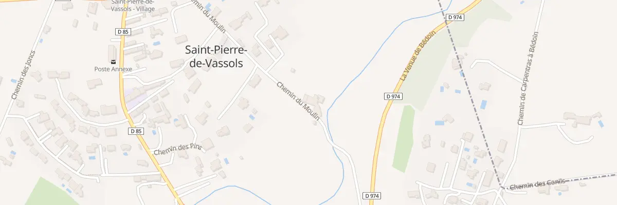 Plan du 5270F Saint Jean à Saint-Pierre-de-Vassols