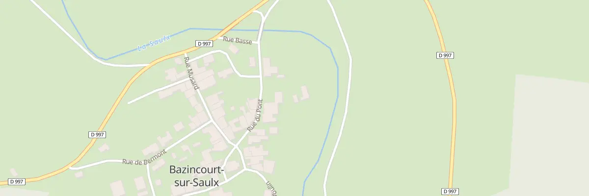 Plan du 4 Rue du Pont à Bazincourt-sur-Saulx