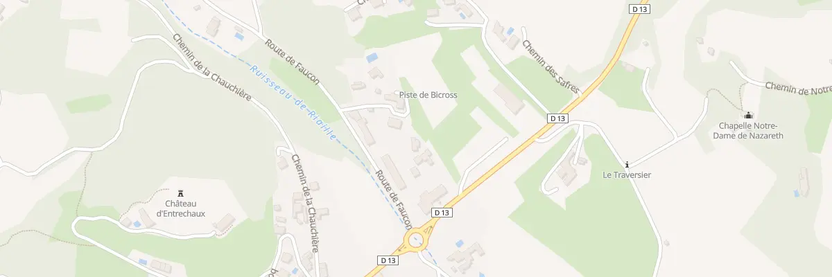 Plan du 94 Rte de Faucon à Entrechaux