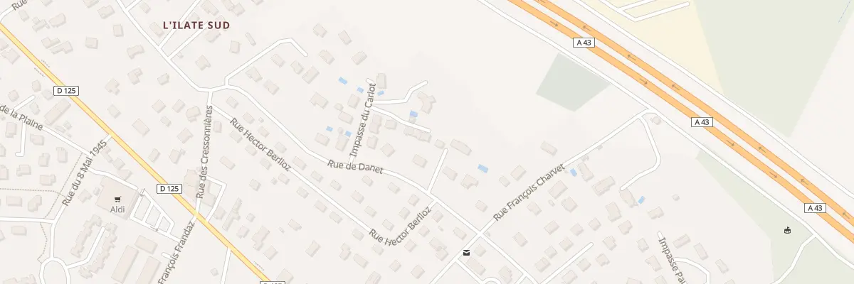 Plan du 341 Rue de Danet à La Verpillière