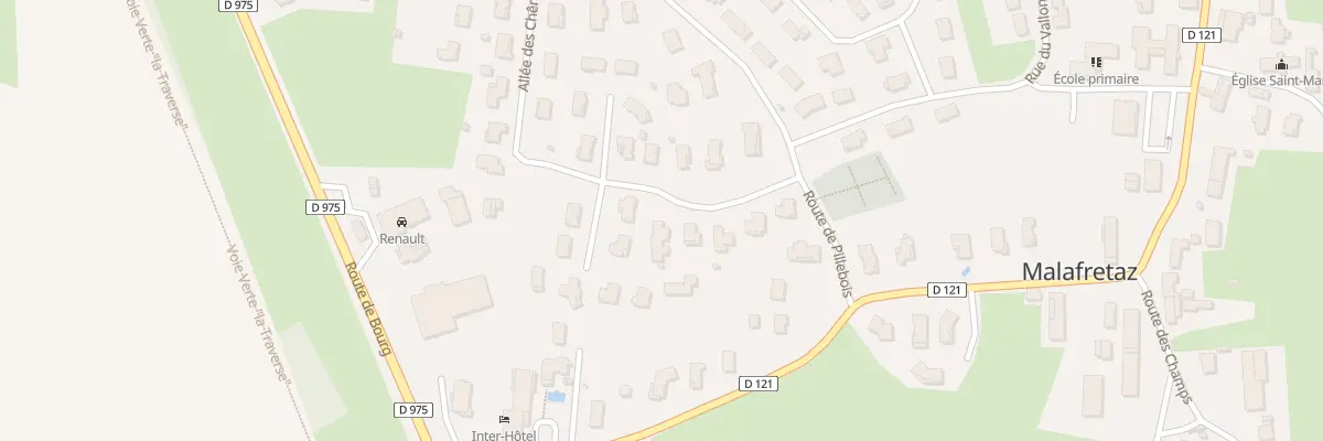 Plan du 5391 Pillebois à Malafretaz