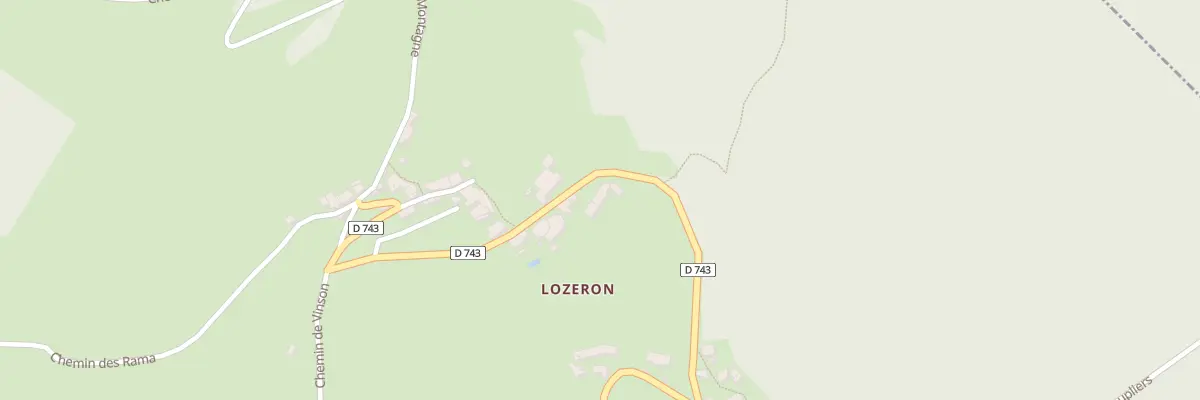 Plan du 5001 Lozeron à Gigors-et-Lozeron