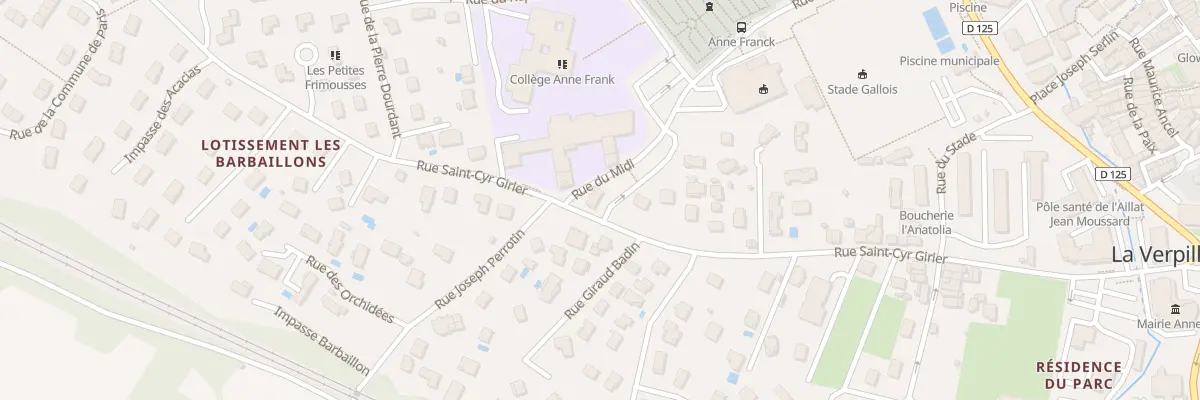 Plan du 482 Rue Saint-cyr-girier à La Verpillière