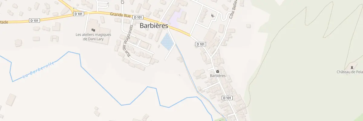 Plan du 45 Imp du Parc à Barbières