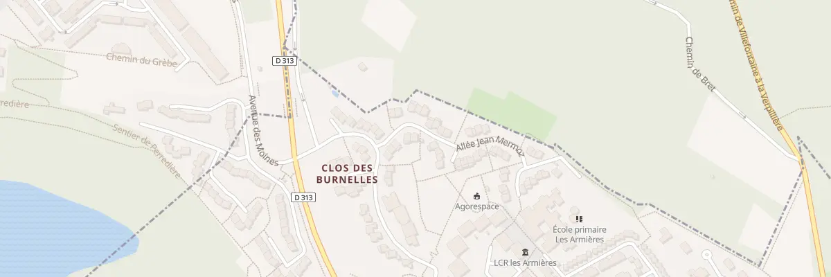 Plan du 44 Mte Jean Mermoz à Villefontaine