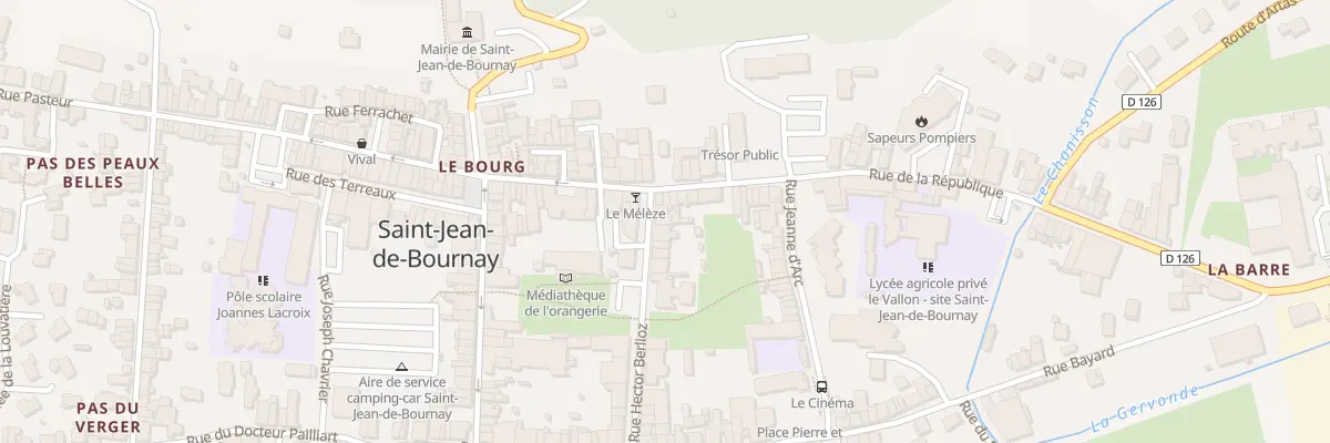 Plan du 3 Rue Hector Berlioz à Saint-Jean-de-Bournay