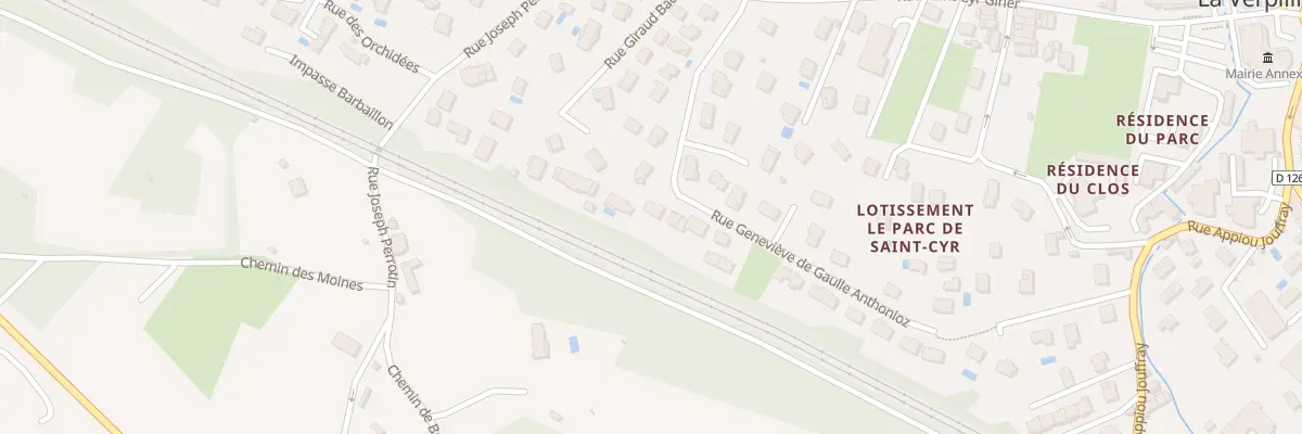 Plan du 29 Rue Saint-cyr-girier à La Verpillière