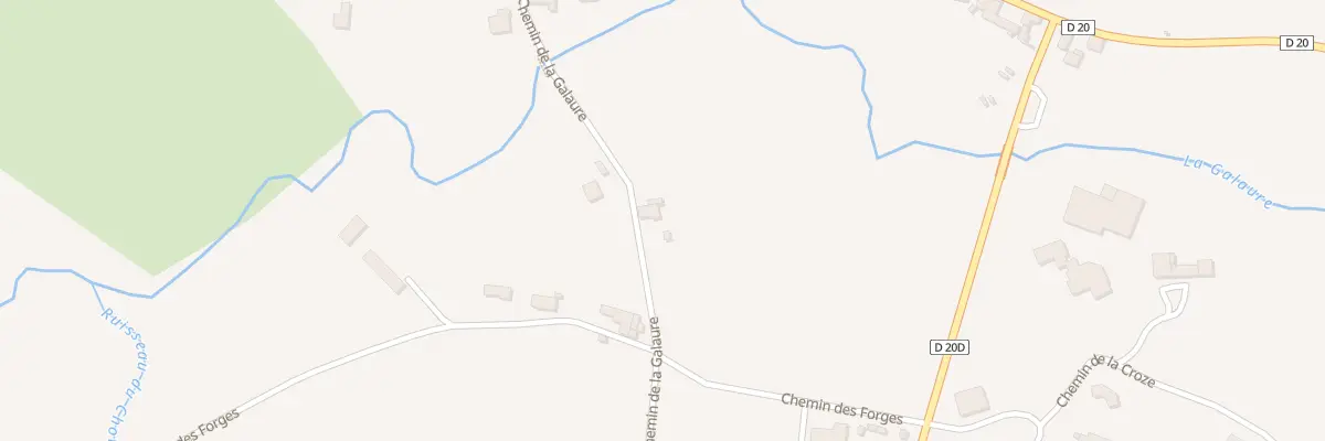 Plan du 320 Che de la Galaure à Saint-Clair-sur-Galaure