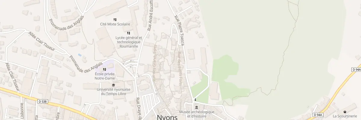 Plan du 5 Vc des Petits Forts à Nyons