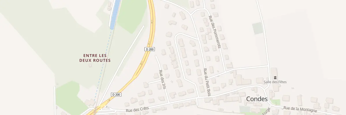 Plan du 7 Rue des Primevères à Condes