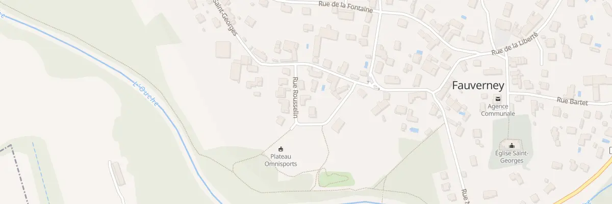 Plan du 3 Rue Rousselin à Fauverney