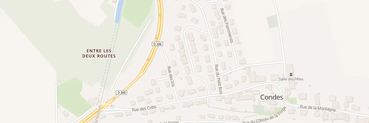Plan du 5 Rue des Primevères à Condes