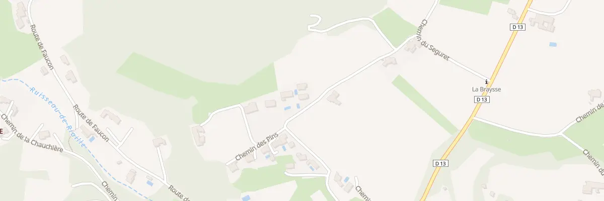 Plan du 9007 Le Seguret à Entrechaux