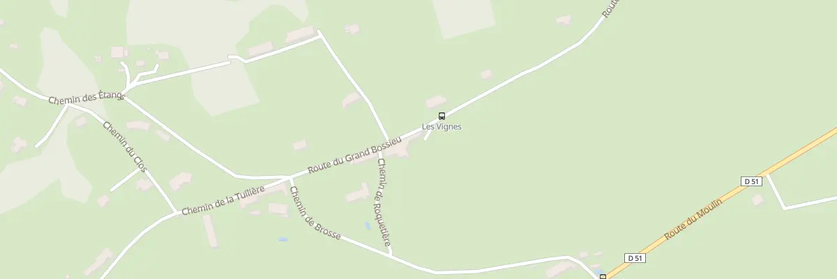 Plan du 779 Rte du Grand Bossieu à Bossieu
