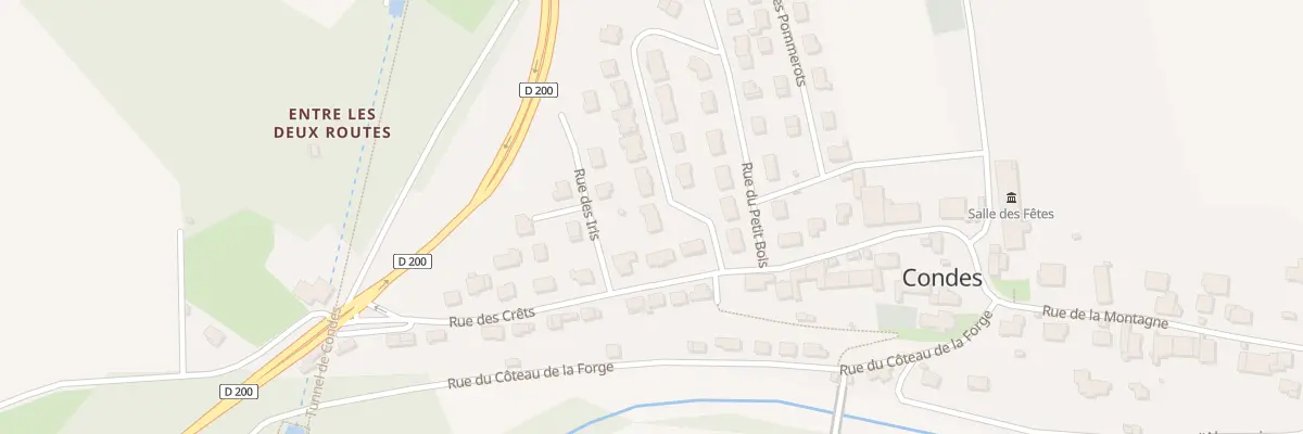Plan du 1 Rue des Primevères à Condes