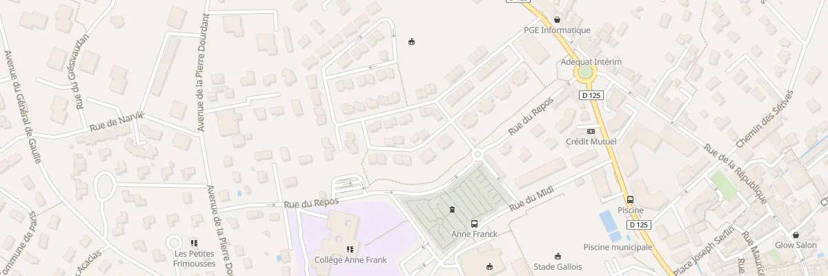 Plan du 180 Rue Antoine Michaud à La Verpillière